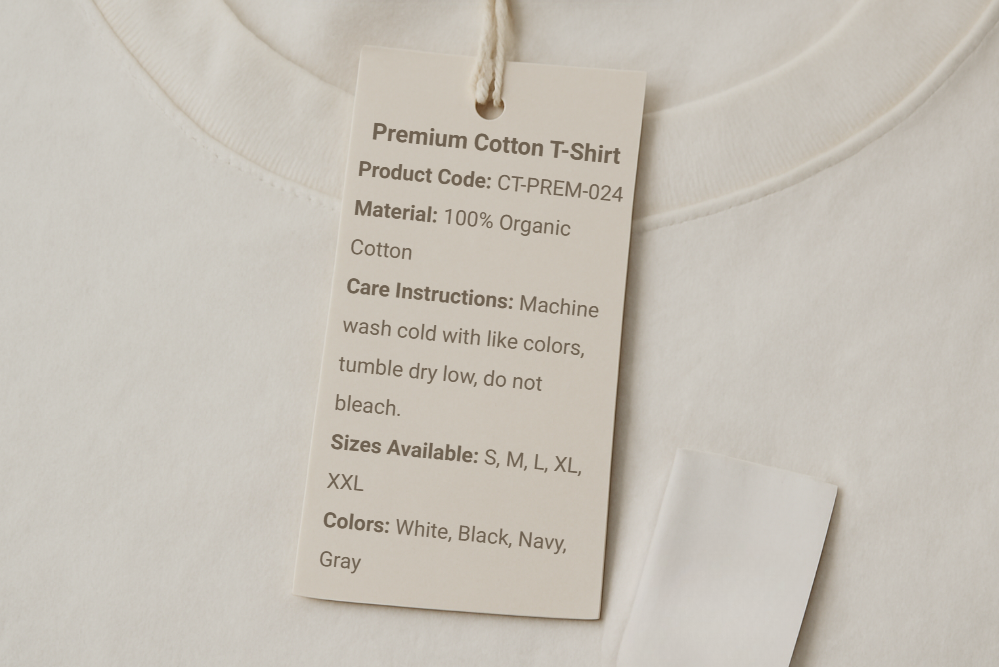 Clothing tag
